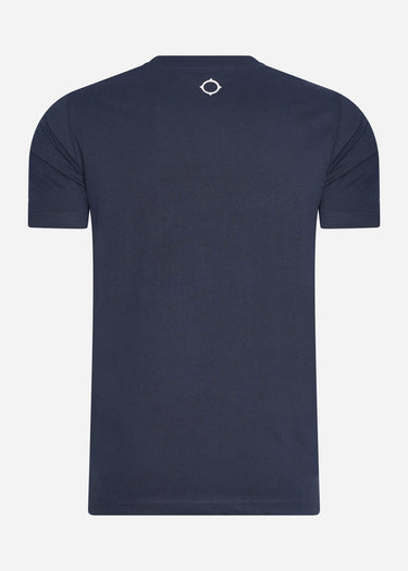 MA.Strum T-shirts MA.Strum block print tee - ink navy