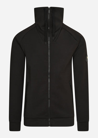 Lyle & Scott Vesten  High neck zip through - jet black