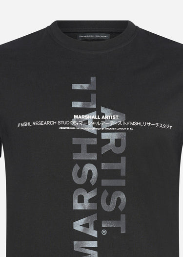 Marshall Artist T-shirts  Vapour camo research t-shirt - black