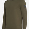 Lyle & Scott Truien Shoulder detail crew neck knit jumper - olive
