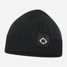 MA.Strum Mutsen Rib knit beanie - jet black