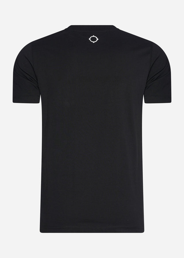 MA.Strum T-Shirts MA.Strum block print tee - jet black