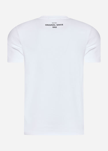Fred Perry T-shirts  Flock laurel wreath t-shirt - white