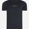 Fred Perry T-shirts Embroidered t-shirt - black