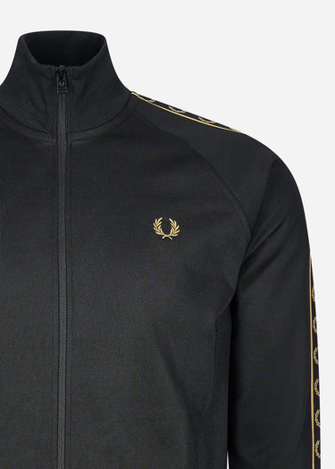 Fred Perry Vesten  Seasonal taped track jacket - black gold