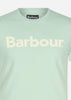 Barbour T-shirts Logo tee - dusty mint