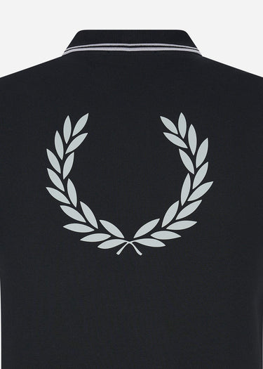 Fred Perry Polo's  Back graphic polo shirt - black