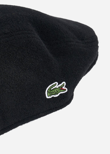 Lacoste Petten Flat cap - black