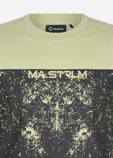 MA.Strum T-shirts Half body print tee - tea