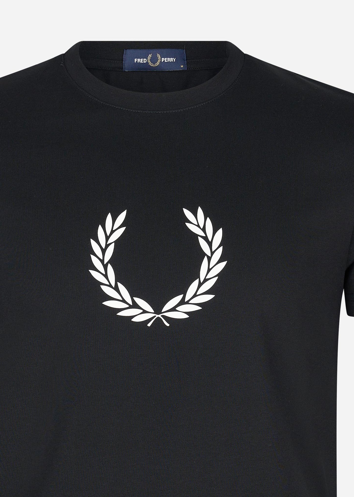 Fred Perry T-shirts Laurel wreath graphic t-shirt - black