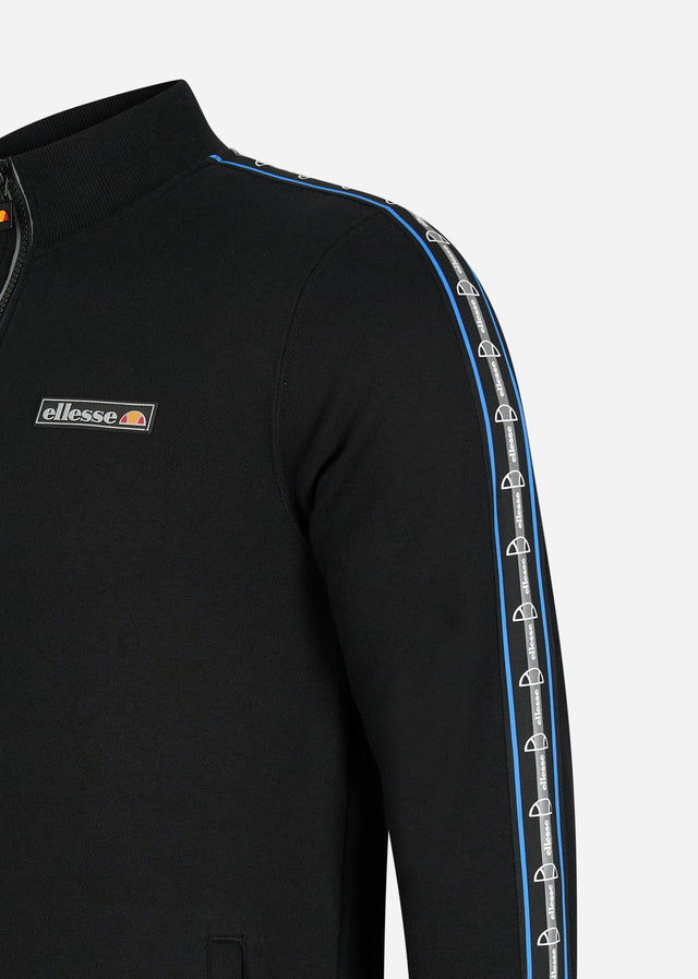Ellesse Pullover Chimenco half zip track top - black