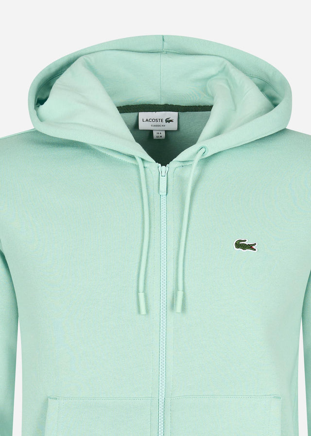 Lacoste Sweatjacken Zip through hoodie - pastille mint
