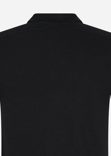 MA.Strum Polo's  SS pique polo - jet black