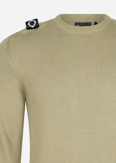 MA.Strum Truien Crew neck knit - tea