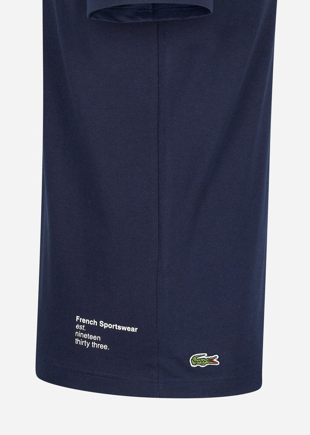 Lacoste T-Shirts Branded t-shirt - navy blue