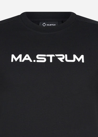 MA.Strum T-shirts MA.Strum chest print tee - jet black