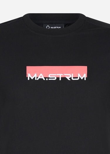 MA.Strum T-shirts MA.Strum block print tee - jet black