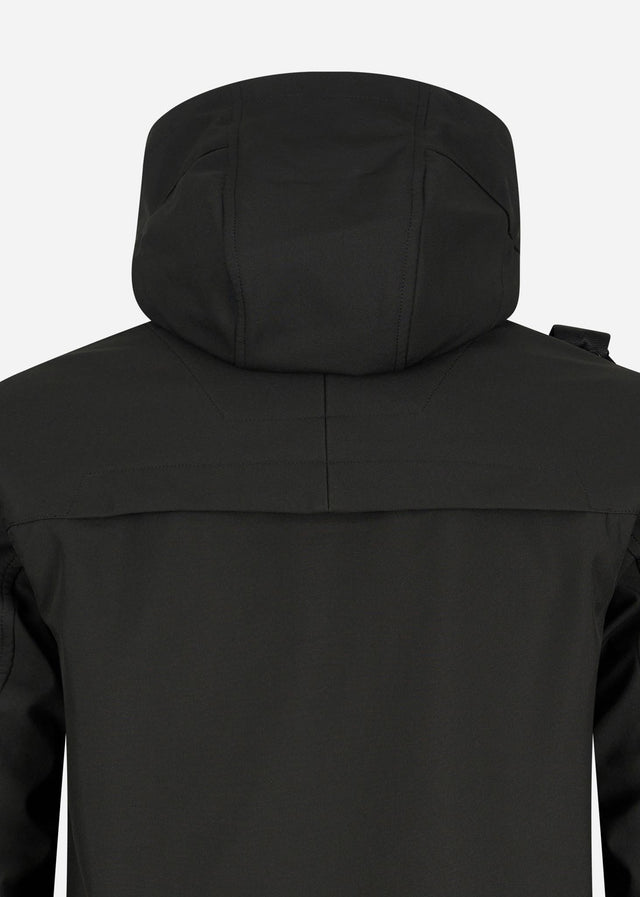 MA.Strum Jacken Softshell hooded jacket - jet black