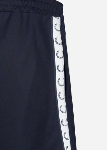 Fred Perry Korte Broeken Taped tricot short - carbon blue