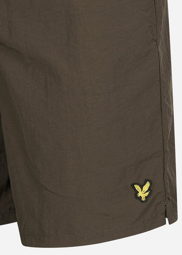 Lyle & Scott Zwembroeken  Plain swimshort - olive