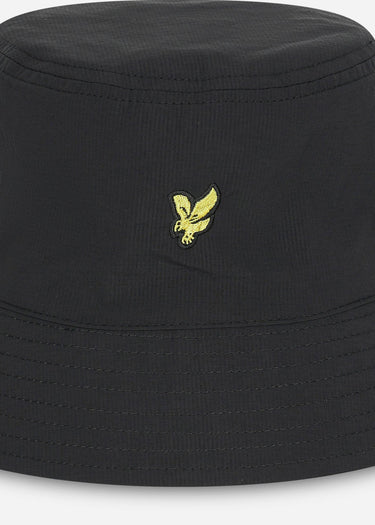 Lyle & Scott Bucket Hats Ripstop reversible bucket hat - jet black olive