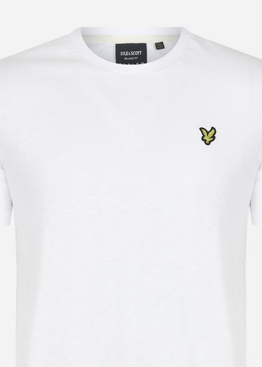 Lyle & Scott T-shirts Slub t-shirt - white