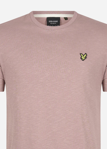 Lyle & Scott T-shirts Slub t-shirt - hutton pink