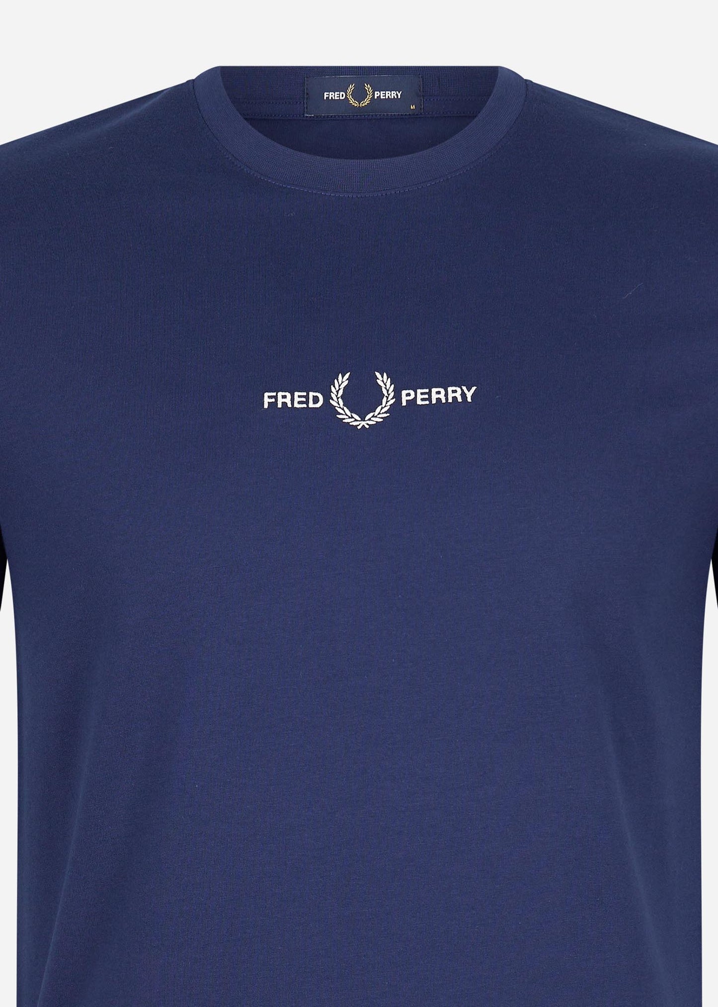 Fred Perry T-shirts Embroidered t-shirt - french navy