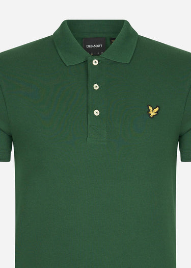 Lyle & Scott Polo's Plain polo shirt - english green