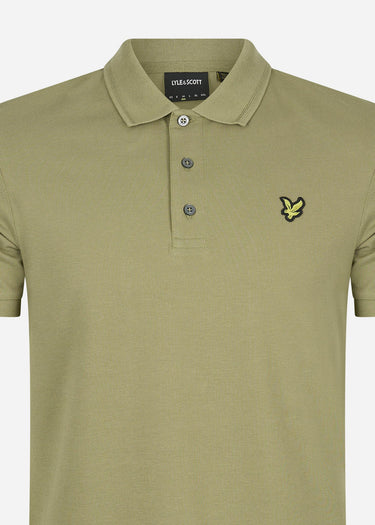 Lyle & Scott Polo's  Crest tipped polo shirt - seaweed