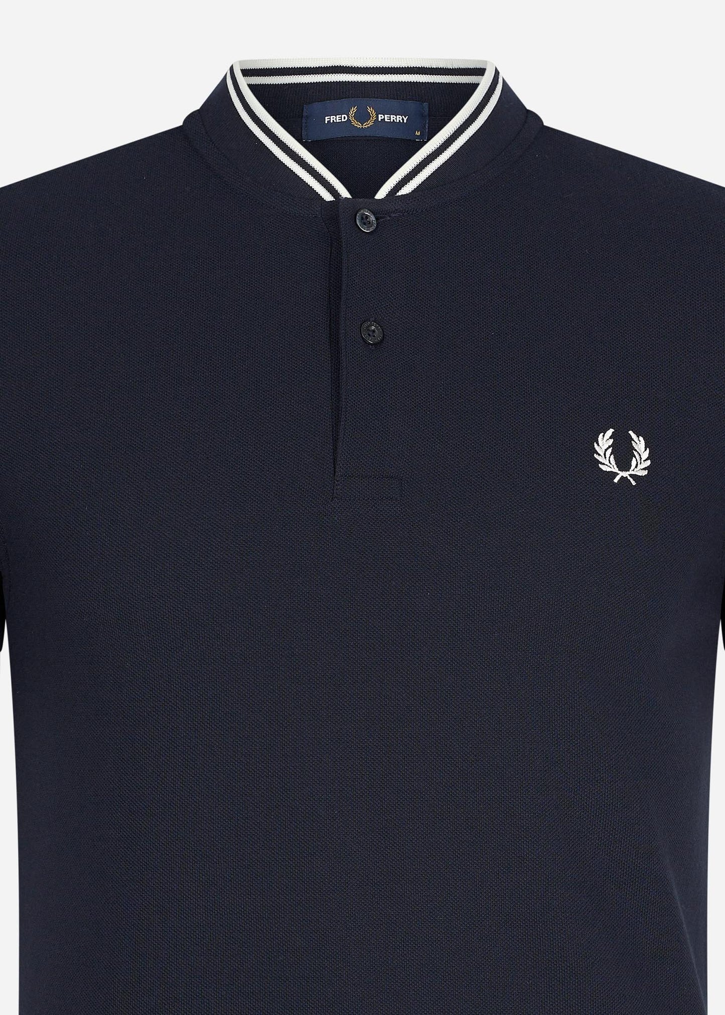 Fred Perry Polo's Bomber collar polo shirt - navy