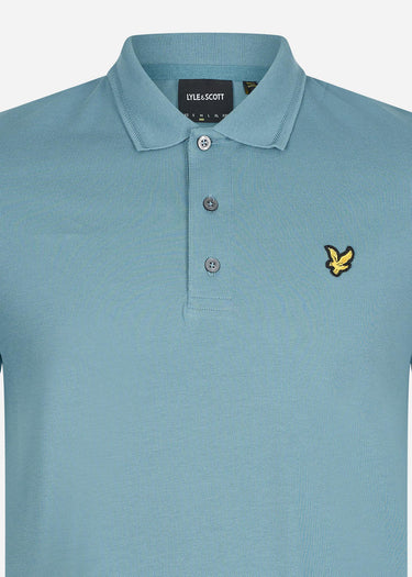 Lyle & Scott Polo's  Crest tipped polo shirt - skipton blue