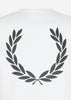 Fred Perry T-shirts Back graphic t-shirt - white