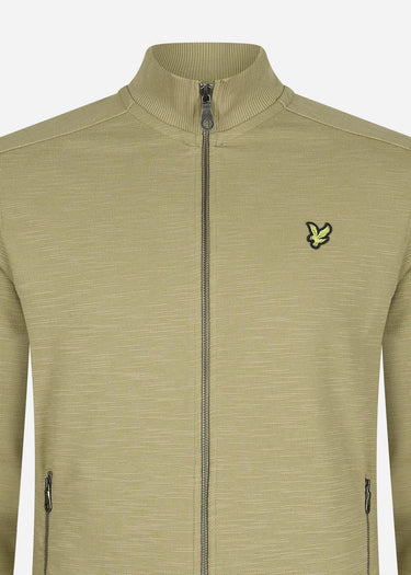 Lyle & Scott Vesten Slub track top - seaweed