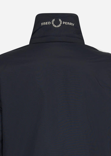 Fred Perry Jassen Patch pocket zip through jacket - navy