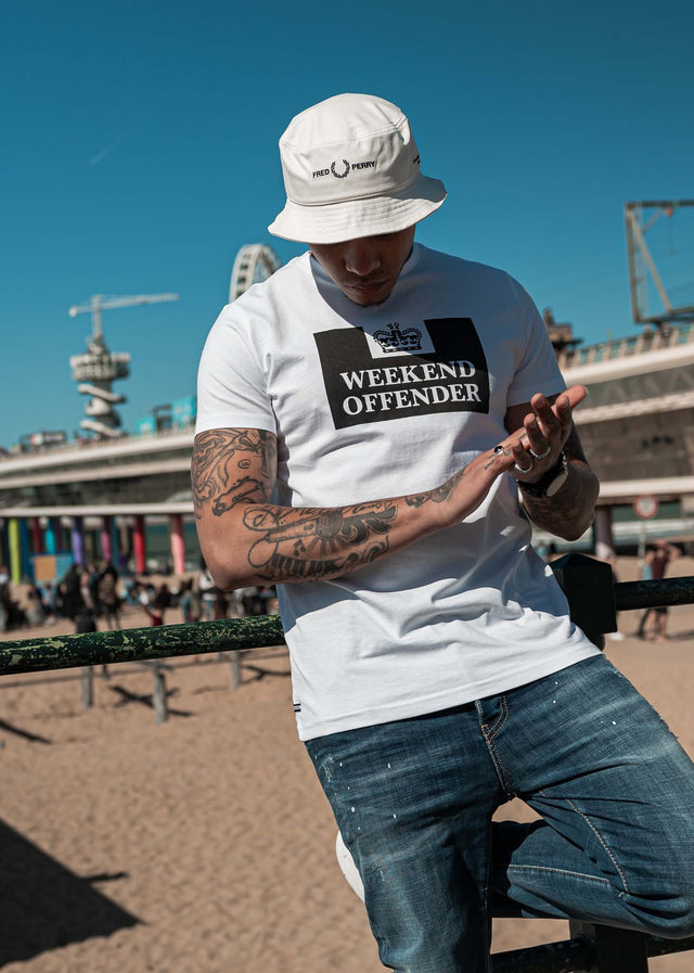 Weekend Offender T-Shirts Prison - white