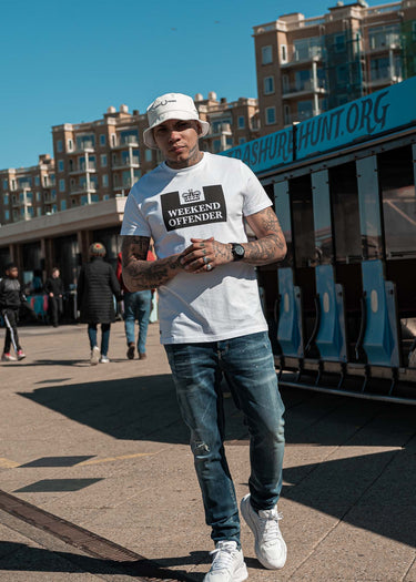 Weekend Offender T-shirts  Prison - white