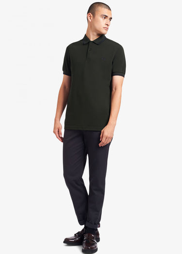Fred Perry Polo's Twin tipped polo - brit racing green