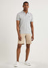 Hackett London Polo's Cotton pique polo shirt - light grey marl