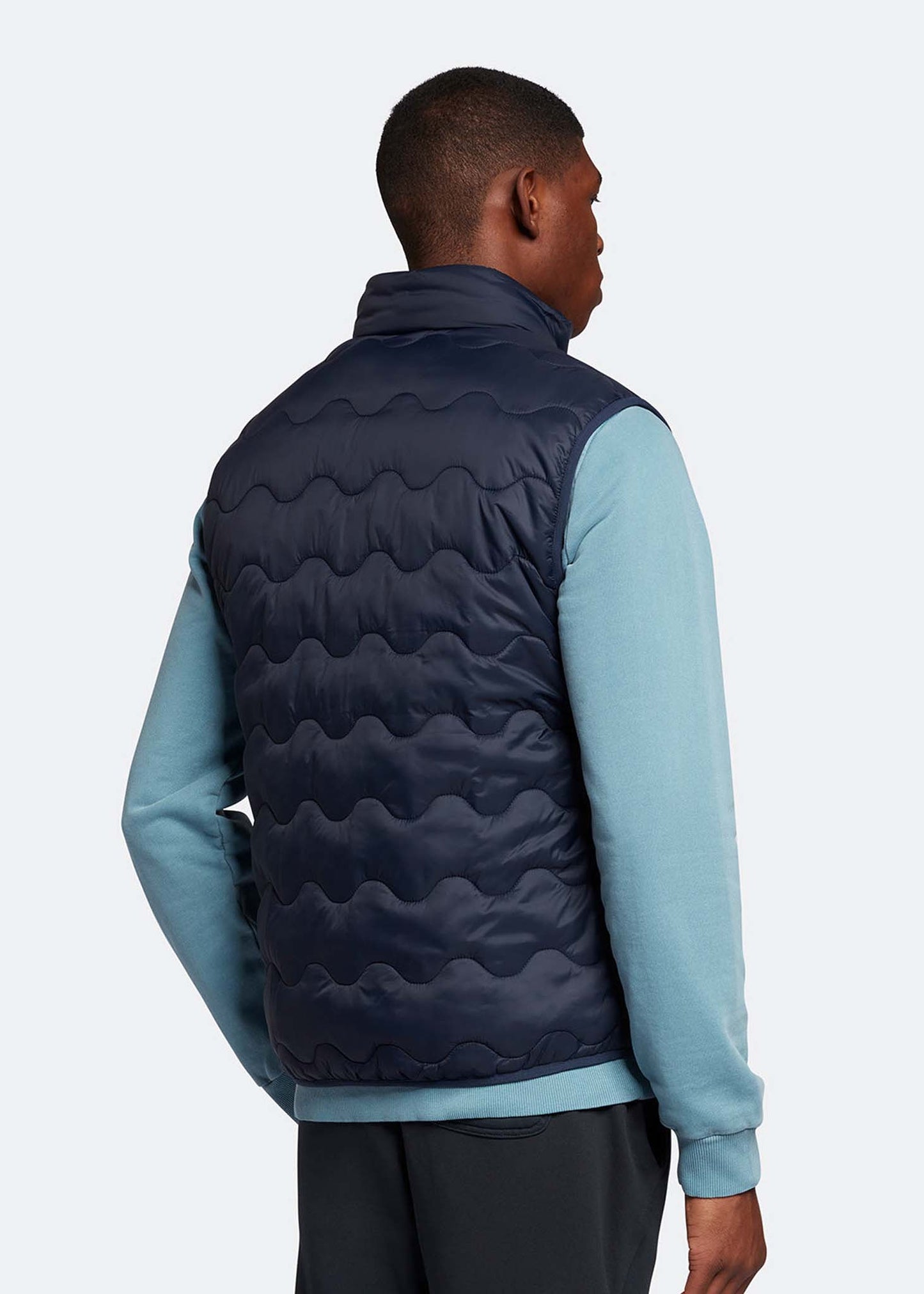 Lyle & Scott Bodywarmers Crest quilted gilet - dark navy