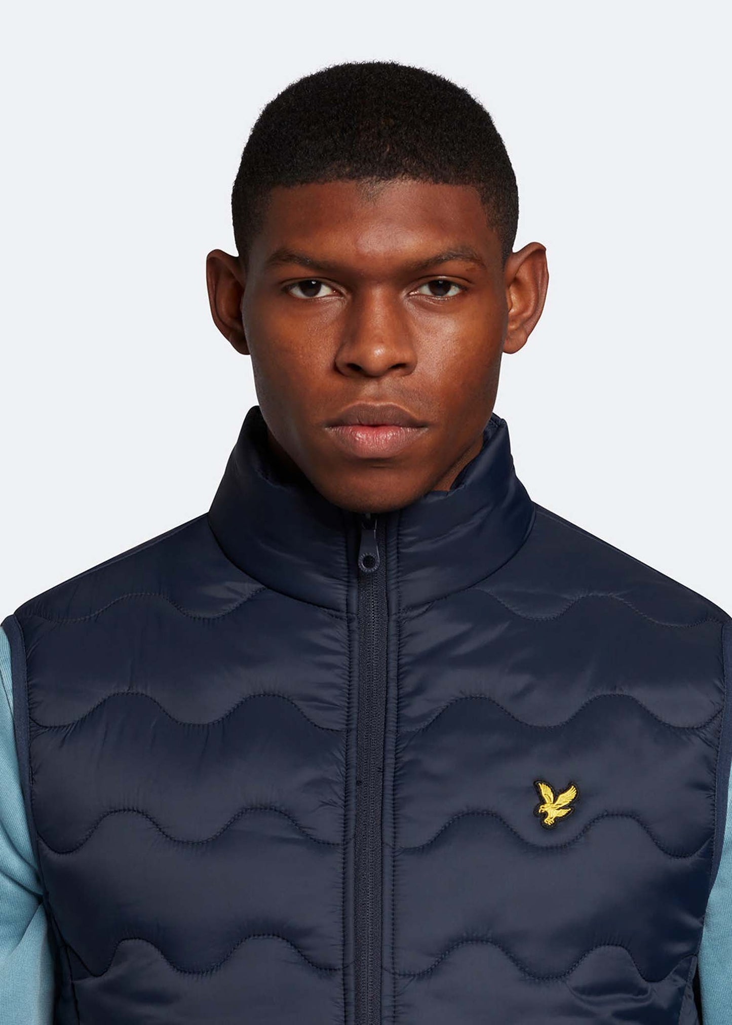 Lyle & Scott Bodywarmers Crest quilted gilet - dark navy