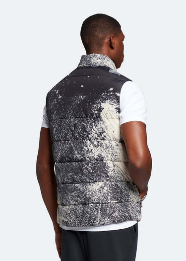 Lyle & Scott Bodywarmers Erosion print gilet - cove