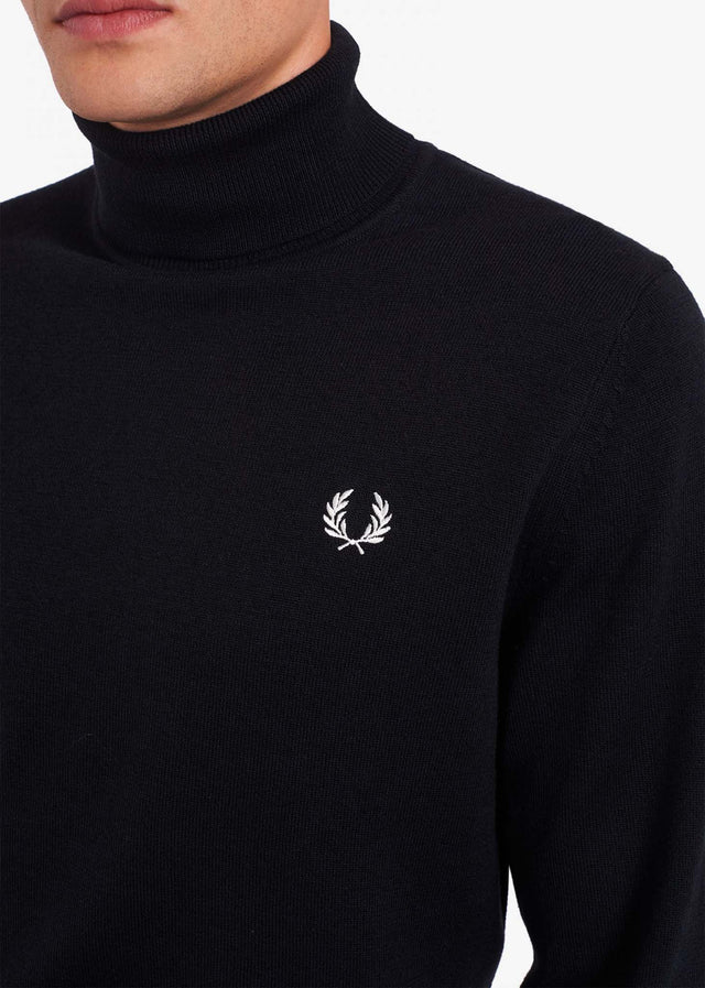 Fred Perry Pullover Roll neck jumper - black