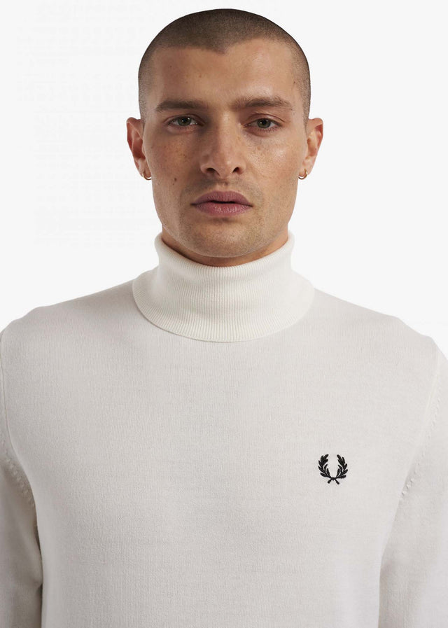 Fred Perry Pullover Roll neck jumper - snow white