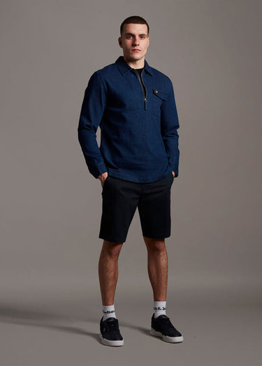 Lyle & Scott Korte Broeken Chino short - dark navy