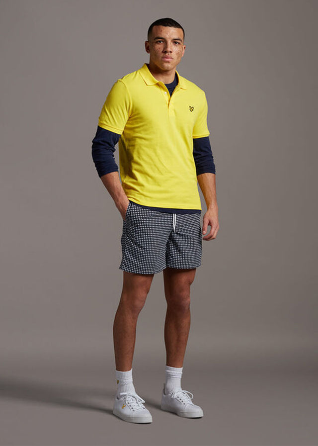 Lyle & Scott Poloshirts Plain polo shirt - buttercup yellow