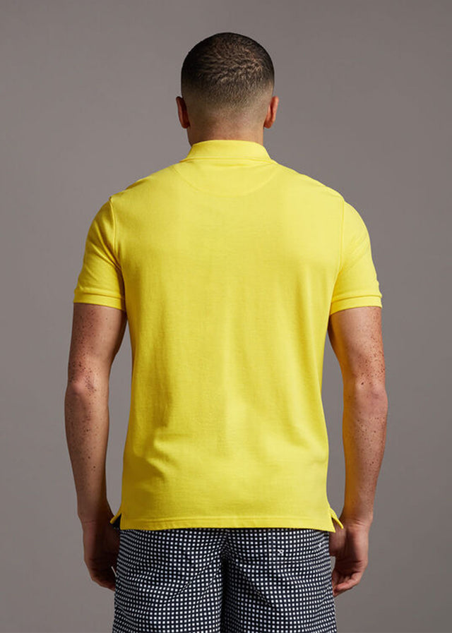 Lyle & Scott Poloshirts Plain polo shirt - buttercup yellow