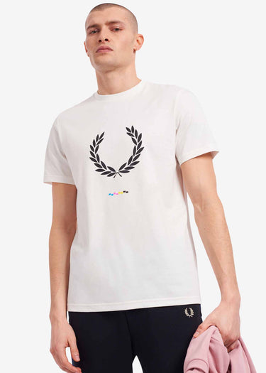 Fred Perry T-shirts Print registration t-shirt - snow white