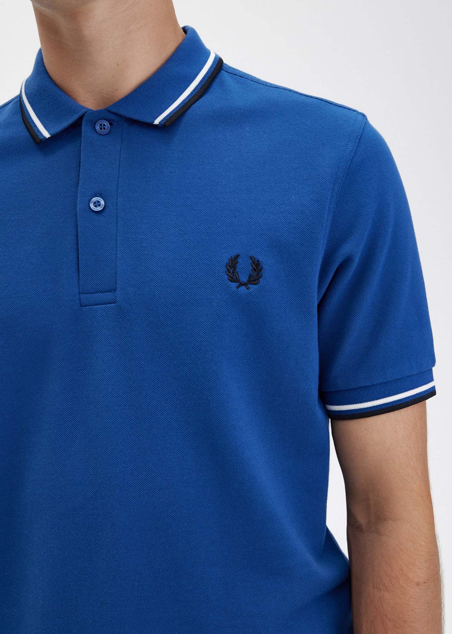 Fred Perry Polo's Twin tipped fred perry shirt - shaded cobalt