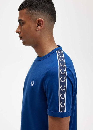 Fred Perry T-shirts Contrast tape ringer t-shirt - shaded cobalt navy